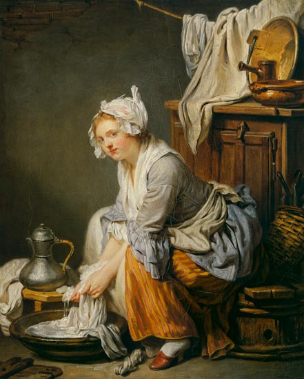 Die Wäscherin von Jean Baptiste Greuze