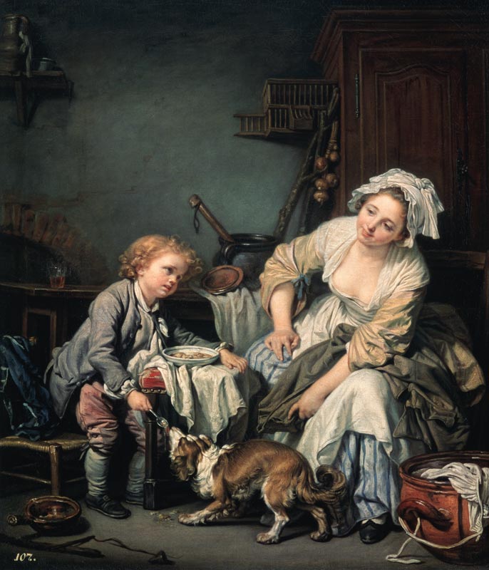Das verwöhnte Kind von Jean Baptiste Greuze