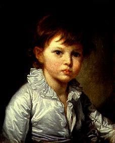 Bildnis des Grafen Stroganov als Kind. von Jean Baptiste Greuze