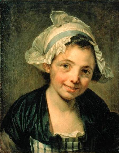Girl in a Bonnet von Jean Baptiste Greuze