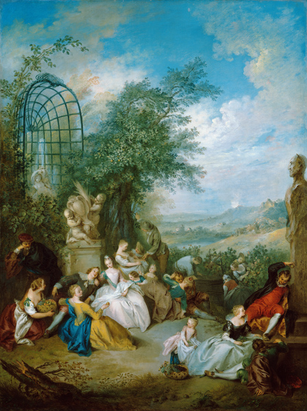 A Rural Celebration von Jean-Baptiste Joseph Pater