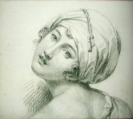 Portrait of Emma (c.1765-1815) Lady Hamilton von Jean Baptiste Joseph Wicar