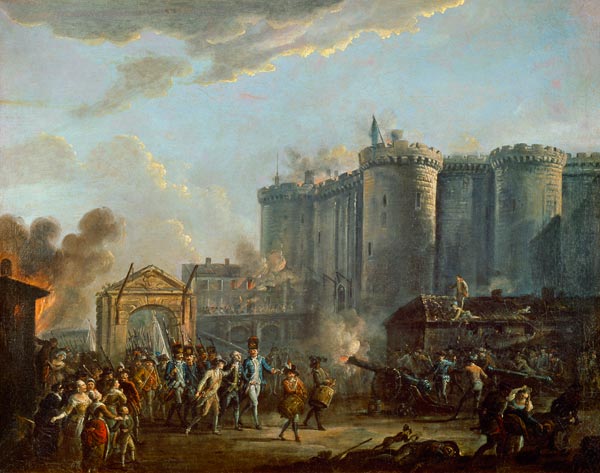 The Arrest of the Governor of the Bastille, 14th July 1789 von Jean-Baptiste Lallemand