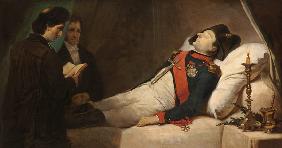Napoleon auf dem Sterbebett 1821
