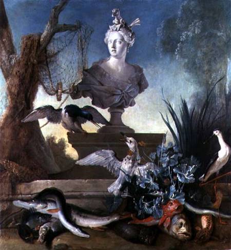 The Four Continents: Asia von Jean Baptiste Oudry