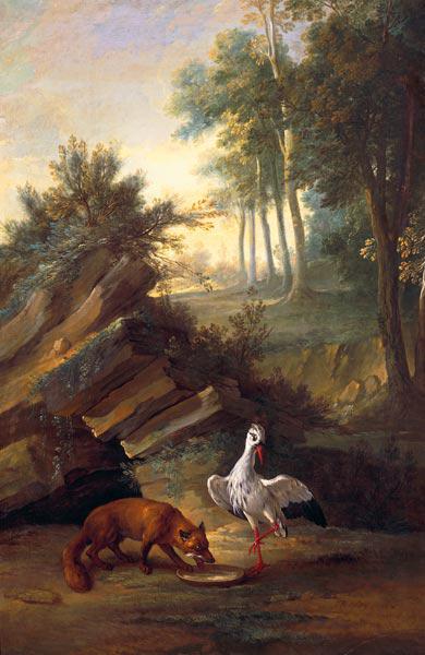 The Fox and the Stork 1747
