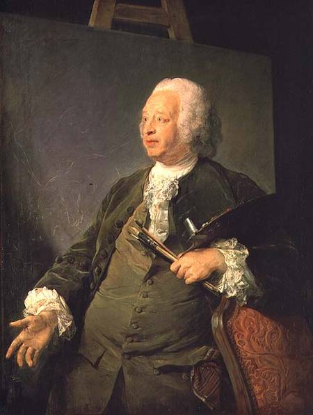 Portrait of Jean-Baptiste Oudry (1686-1755) von Jean-Baptiste Perronneau