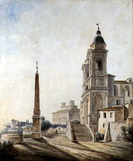 The French Academy in Rome von Jean-Baptiste Philippe Cannissie