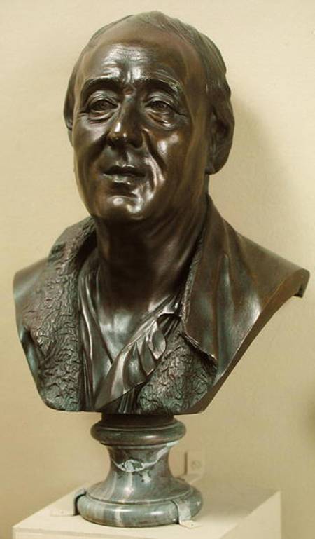 Bust of Denis Diderot (1713-84) von Jean-Baptiste Pigalle