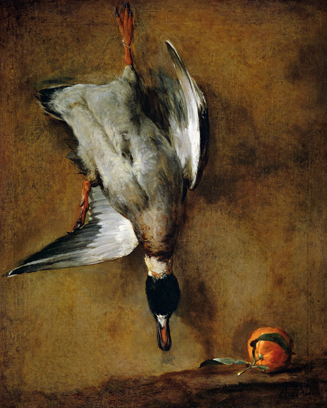 Die Stockente von Jean-Baptiste Siméon Chardin