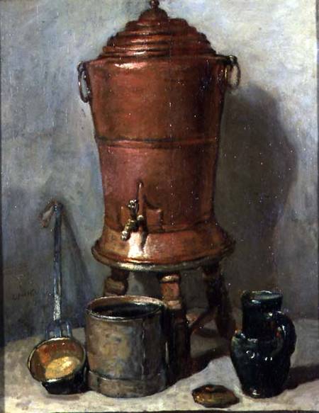 The Copper Drinking Fountain von Jean-Baptiste Siméon Chardin