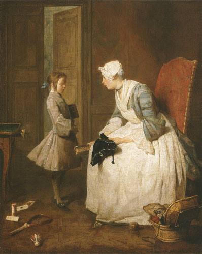 Die Gouvernante von Jean-Baptiste Siméon Chardin