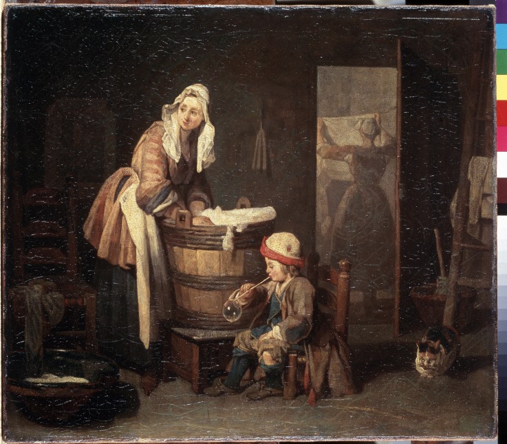 Die Wäscherin von Jean-Baptiste Siméon Chardin