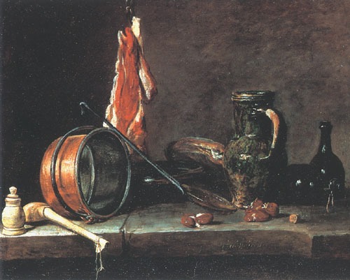 Die Fleischtagesmahlzeit von Jean-Baptiste Siméon Chardin