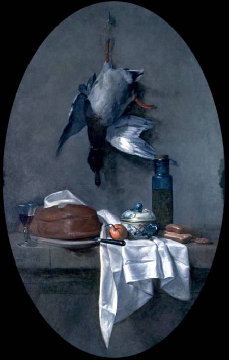 Still Life With Duck von Jean-Baptiste Siméon Chardin