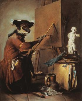 Le singe peintre 1740