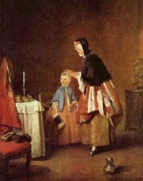 Die Morgentoilette 1740