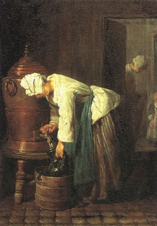 Die Wäscherin von Jean-Baptiste Siméon Chardin