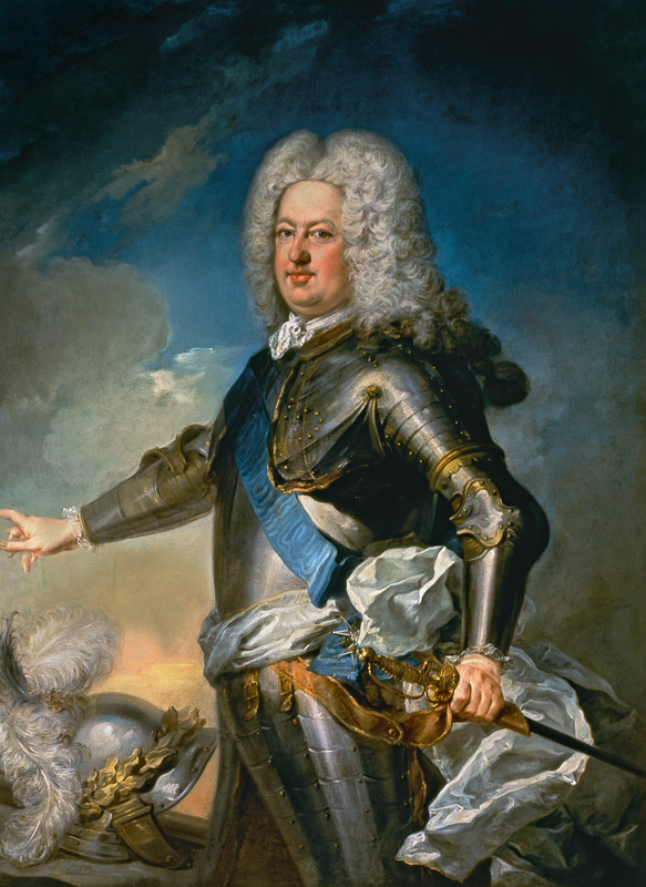 Portrait of Stanislas Lesczinski (1677-1766) King of Poland von Jean-Baptiste van Loo