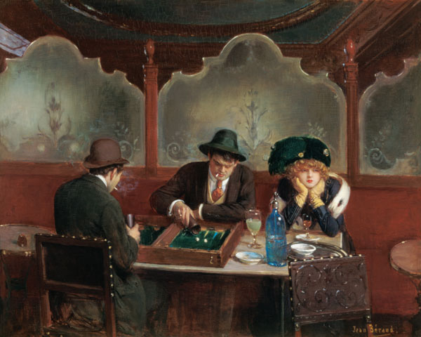 The Backgammon Players von Jean Beraud