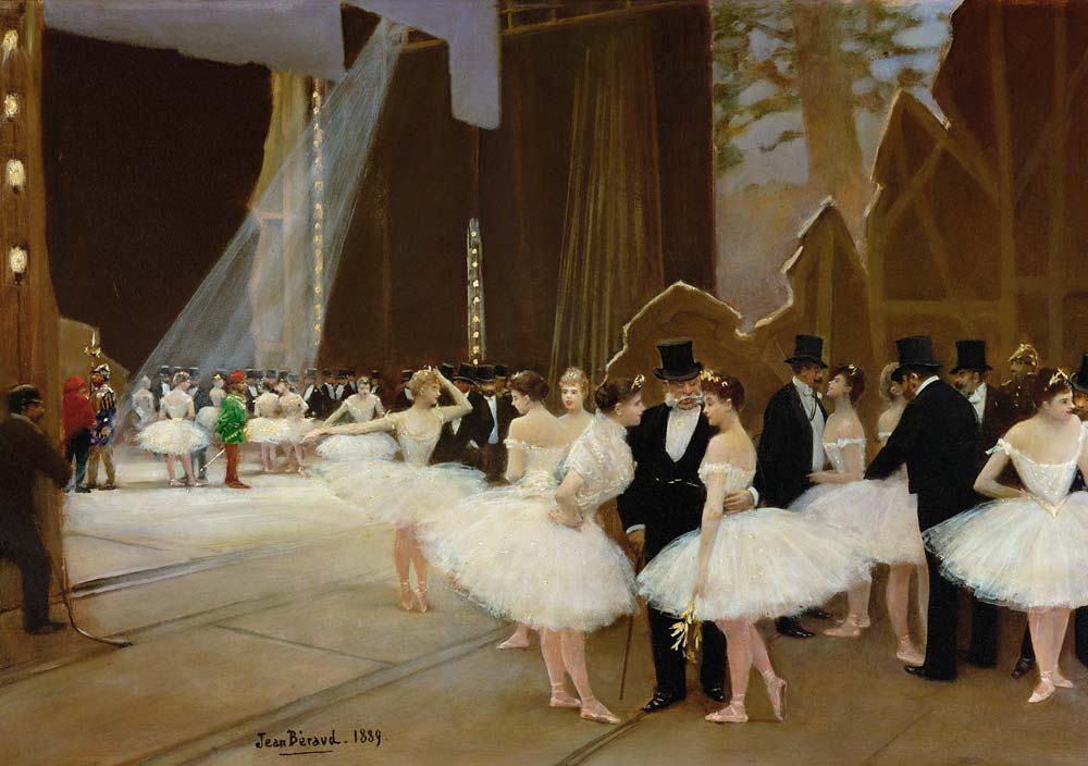 In the Wings at the Opera House von Jean Beraud