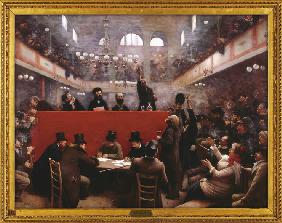 Im Saal Graffard (Réunion à la salle Graffard) 1884
