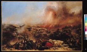 The Battle of Sebastopol, left section of triptych after 1855