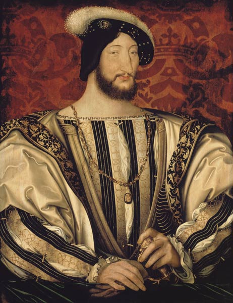 Francois I (1494-1547) von Jean Clouet d. J.
