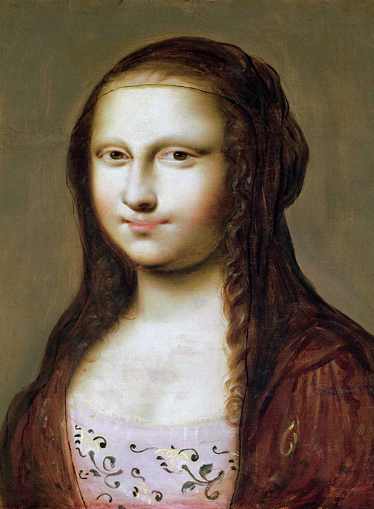 Portrait of a Woman Inspired by the Mona Lisa von Jean Ducayer