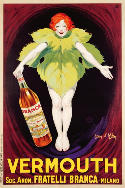 Poster advertising 'Fratelli Branca' vermouth von Jean D'Ylen