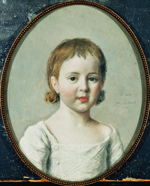 Büstenporträt von Matthew Robinson Boulton im Alter von 3 Jahren von Jean-Étienne Liotard
