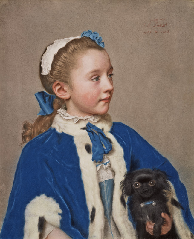 Maria Frederike van Reede-Athlone im Alter von 7 Jahren von Jean-Étienne Liotard