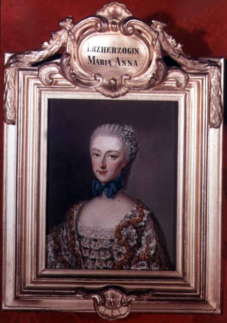 Archduchess Maria Anna 'Marianne' (1738-89) daughter of Emperor Francis I (1708-65) and Empress Mari von Jean-Étienne Liotard