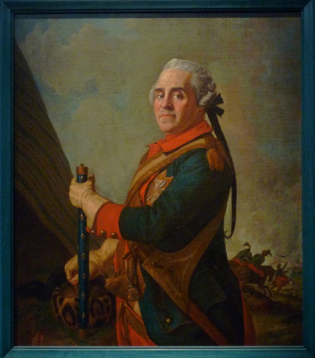 Porträt von Moritz Graf von Sachsen (1696–1750), Marschall von Frankreich von Jean-Étienne Liotard