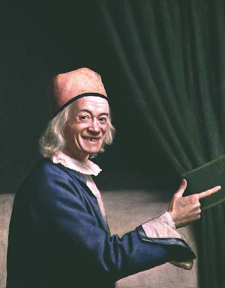 Self Portrait Smiling von Jean-Étienne Liotard