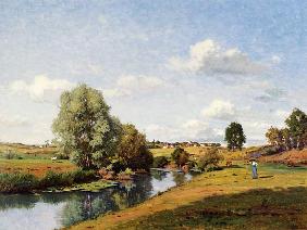 The River Saone near Grignancourt 19th c.