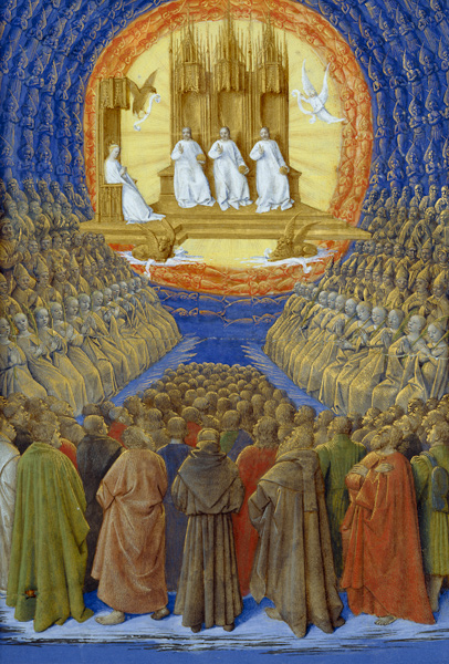 Die heilige Dreifaltigkeit von Jean Fouquet