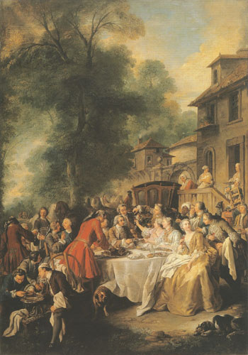 the meal of the chase von Jean François de Troy