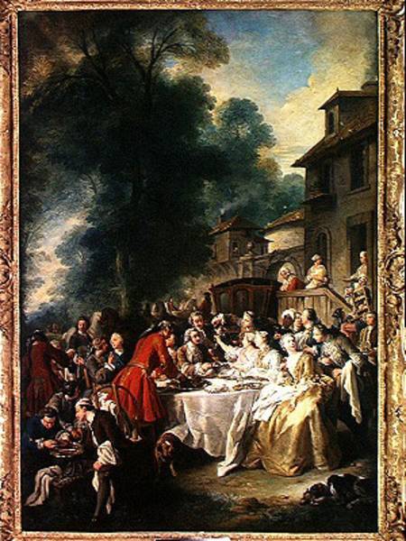 The Hunt Lunch von Jean François de Troy