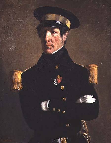 Portrait of a Naval Officer von Jean-François Millet