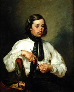 Portrait of Armand Ono, known as The Man with the Pipe 1843