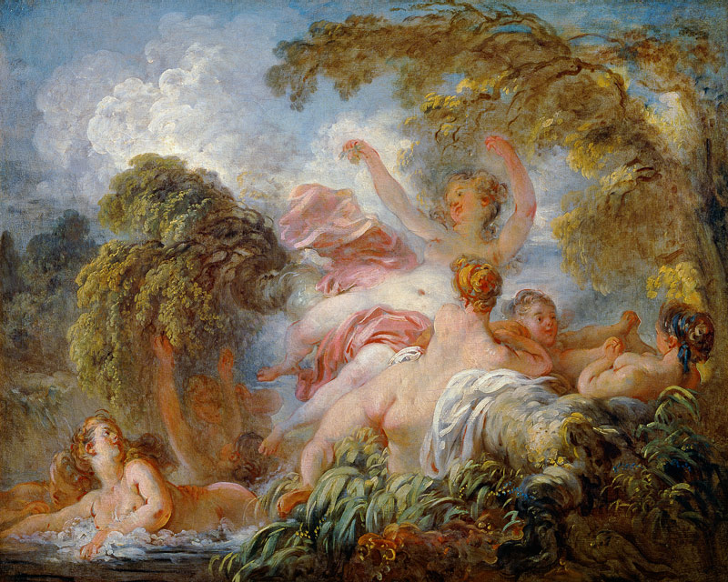 The Bathers von Jean Honoré Fragonard