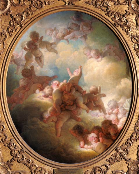 The Swarm of Cupids von Jean Honoré Fragonard