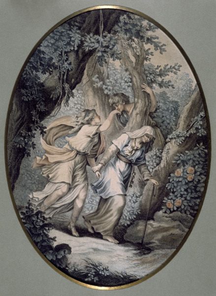 Fragonard / Paul et Virginie / 1788 von Jean Honoré Fragonard