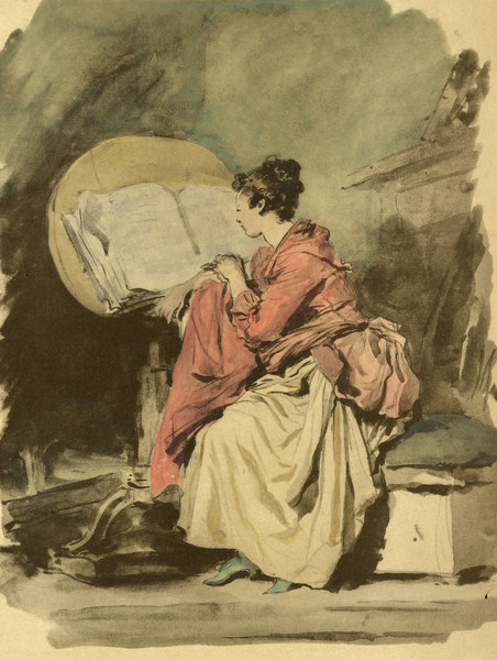J.H.Fragonard, Lesendes Mädchen von Jean Honoré Fragonard