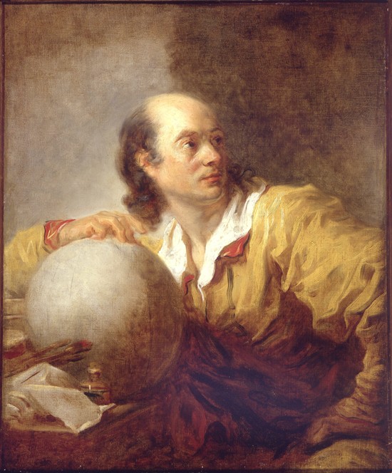 Porträt von Jérôme Lalande (1732-1807) von Jean Honoré Fragonard
