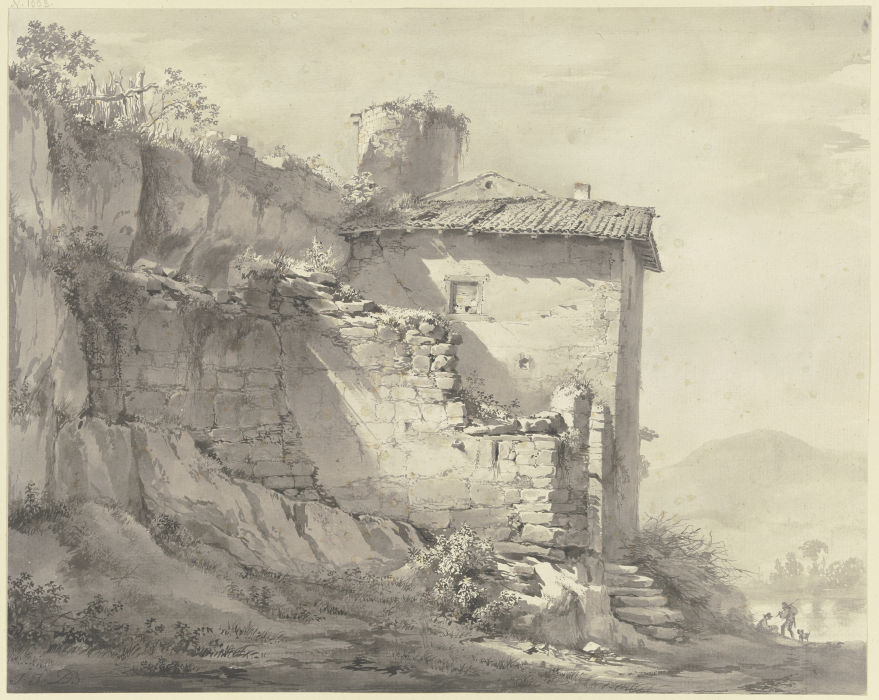 Ruinen in Dargoire von Jean Jacques de Boissieu