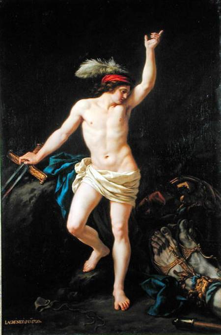 David Victorious von Jean Jacques II Lagrenee