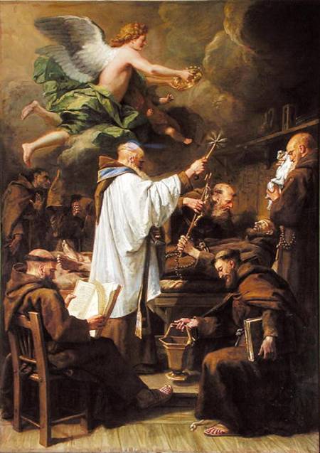 The Death of St. Francis von Jean Jouvenet