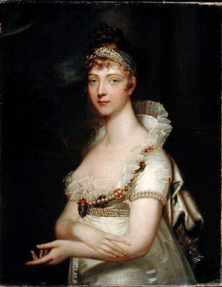 Empress Elizabeth Alexejevna (1779-1826) von Jean Laurent Mosnier